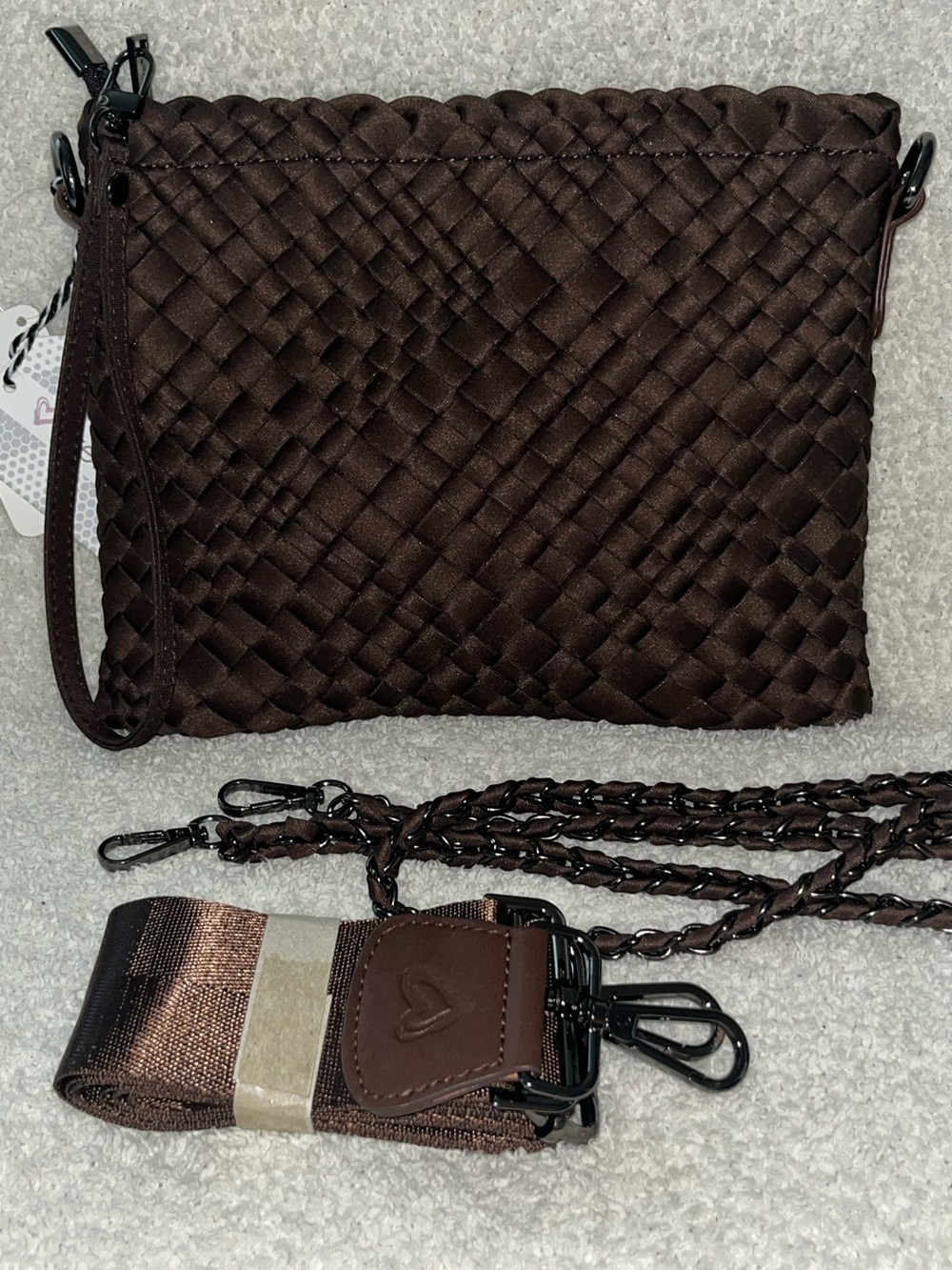Prenelove Charlotte Handwoven Crossbody Bag